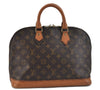 Authentic Louis Vuitton Monogram Alma Hand Bag Purse M51130 LV 0302D