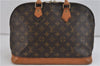 Authentic Louis Vuitton Monogram Alma Hand Bag Purse M51130 LV 0302D