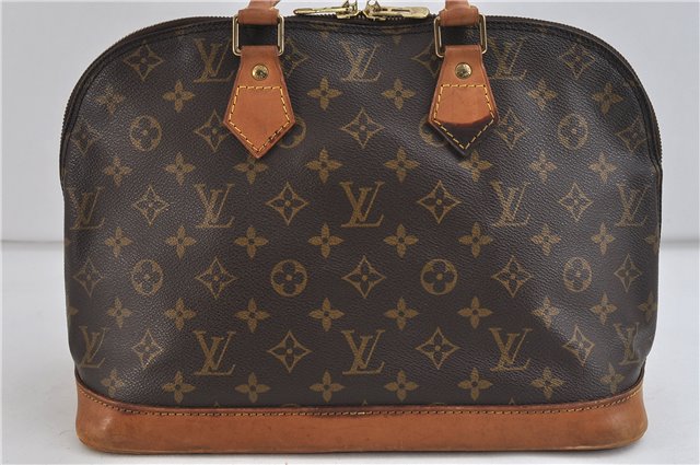 Authentic Louis Vuitton Monogram Alma Hand Bag Purse M51130 LV 0302D