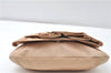 Authentic YVES SAINT LAURENT Rive Gauche Nadja Shoulder Bag Leather Beige 0302G