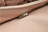 Authentic YVES SAINT LAURENT Rive Gauche Nadja Shoulder Bag Leather Beige 0302G