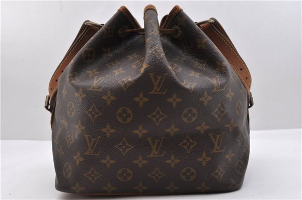 Authentic Louis Vuitton Monogram Petit Noe Shoulder Bag M42226 LV 0303D