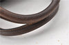 Authentic GUCCI Web Sherry Line Hand Boston Bag GG PVC Leather Brown Junk 0303G