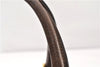 Authentic GUCCI Web Sherry Line Hand Boston Bag GG PVC Leather Brown Junk 0303G
