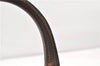 Authentic GUCCI Web Sherry Line Hand Boston Bag GG PVC Leather Brown Junk 0303G