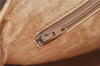 Authentic GUCCI Web Sherry Line Hand Boston Bag GG PVC Leather Brown Junk 0303G