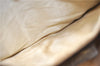 Authentic GUCCI Web Sherry Line Hand Boston Bag GG PVC Leather Brown Junk 0303G