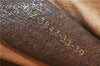 Authentic GUCCI Web Sherry Line Hand Boston Bag GG PVC Leather Brown Junk 0303G