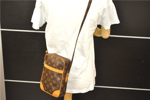 Authentic Louis Vuitton Monogram Danube Shoulder Cross Body Bag M45266 LV 0304D