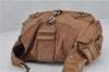Authentic Christian Dior Vintage Shoulder Hand Bag Leather Brown CD 0304G