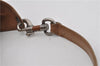 Authentic Christian Dior Vintage Shoulder Hand Bag Leather Brown CD 0304G