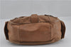 Authentic Christian Dior Vintage Shoulder Hand Bag Leather Brown CD 0304G