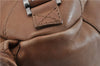 Authentic Christian Dior Vintage Shoulder Hand Bag Leather Brown CD 0304G