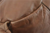 Authentic Christian Dior Vintage Shoulder Hand Bag Leather Brown CD 0304G