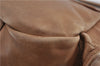Authentic Christian Dior Vintage Shoulder Hand Bag Leather Brown CD 0304G