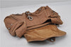 Authentic Christian Dior Vintage Shoulder Hand Bag Leather Brown CD 0304G