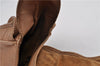 Authentic Christian Dior Vintage Shoulder Hand Bag Leather Brown CD 0304G