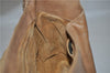 Authentic Christian Dior Vintage Shoulder Hand Bag Leather Brown CD 0304G