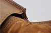 Authentic Christian Dior Vintage Shoulder Hand Bag Leather Brown CD 0304G