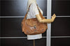 Authentic Christian Dior Vintage Shoulder Hand Bag Leather Brown CD 0304G