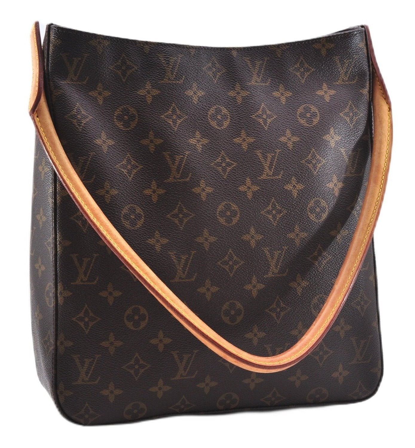 Authentic Louis Vuitton Monogram Looping GM Shoulder Bag M51145 LV 0306F