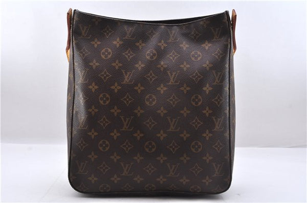 Authentic Louis Vuitton Monogram Looping GM Shoulder Bag M51145 LV 0306F