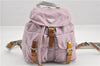 Authentic PRADA Vintage Nylon Tessuto Enamel Backpack Pink 0306G