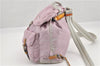 Authentic PRADA Vintage Nylon Tessuto Enamel Backpack Pink 0306G