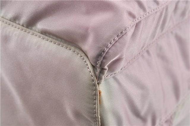 Authentic PRADA Vintage Nylon Tessuto Enamel Backpack Pink 0306G