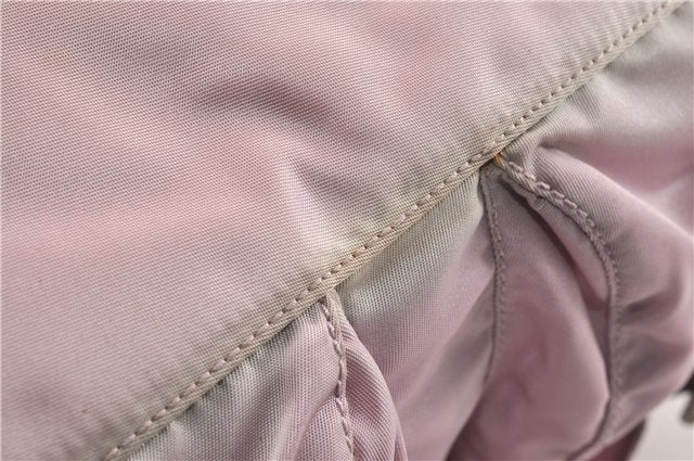 Authentic PRADA Vintage Nylon Tessuto Enamel Backpack Pink 0306G