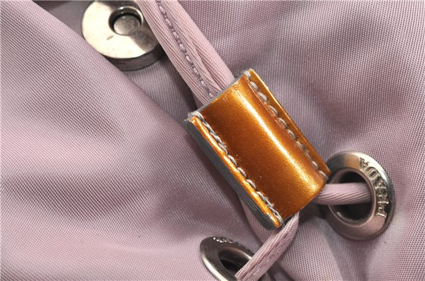 Authentic PRADA Vintage Nylon Tessuto Enamel Backpack Pink 0306G