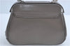 Authentic GUCCI Bamboo 2Way Shoulder Hand Bag Purse Leather 353522 Gray 0309C