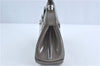 Authentic GUCCI Bamboo 2Way Shoulder Hand Bag Purse Leather 353522 Gray 0309C