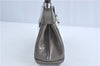 Authentic GUCCI Bamboo 2Way Shoulder Hand Bag Purse Leather 353522 Gray 0309C