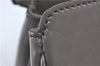 Authentic GUCCI Bamboo 2Way Shoulder Hand Bag Purse Leather 353522 Gray 0309C