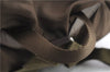Authentic PRADA Nylon Leather Backpack Brown 0311D