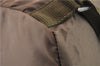 Authentic PRADA Nylon Leather Backpack Brown 0311D