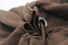 Authentic PRADA Nylon Leather Backpack Brown 0311D