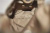 Authentic PRADA Nylon Leather Backpack Brown 0311D