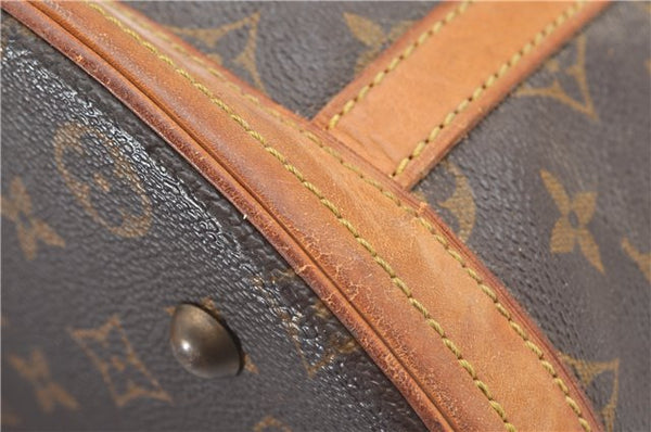 Authentic Louis Vuitton Monogram Bucket GM Shoulder Tote Bag Junk 0311G