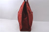 Authentic HERMES Fourre Tout MM Hand Tote Bag Canvas Red 0312D