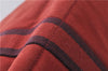 Authentic HERMES Fourre Tout MM Hand Tote Bag Canvas Red 0312D