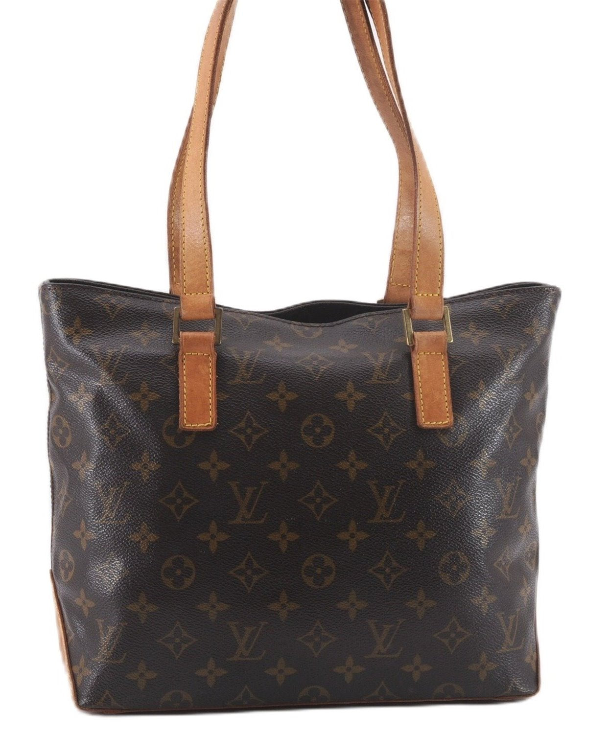 Authentic Louis Vuitton Monogram Cabas Piano Shoulder Tote Bag M51148 LV 0313F