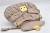 Authentic MIU MIU Vintage Leather Shoulder Hand Bag Purse Pink Beige 0313G