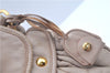 Authentic MIU MIU Vintage Leather Shoulder Hand Bag Purse Pink Beige 0313G