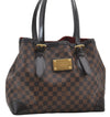 Authentic Louis Vuitton Damier Hampstead MM Shoulder Tote Bag N51204 LV 0314F