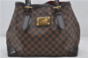 Authentic Louis Vuitton Damier Hampstead MM Shoulder Tote Bag N51204 LV 0314F