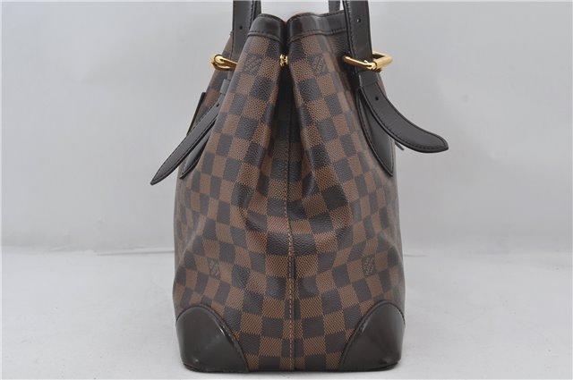 Authentic Louis Vuitton Damier Hampstead MM Shoulder Tote Bag N51204 LV 0314F