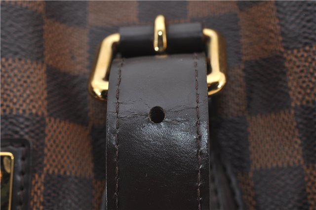 Authentic Louis Vuitton Damier Hampstead MM Shoulder Tote Bag N51204 LV 0314F