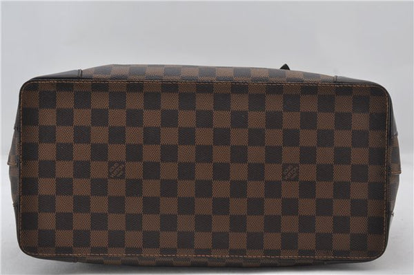 Authentic Louis Vuitton Damier Hampstead MM Shoulder Tote Bag N51204 LV 0314F
